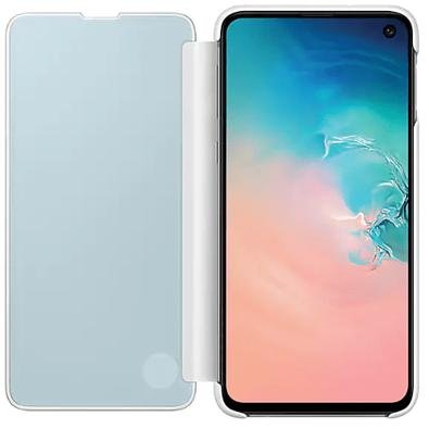 Capa Protetora Samsung Clear View Galaxy S10e, Branca | KaBuM!