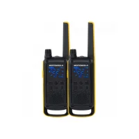 Radio Comunicador Talkabout Motorola T470BR, 35Km, Amarelo e Preto - Par / 2