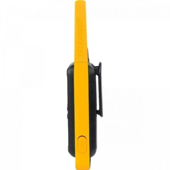Radio Comunicador Talkabout Motorola T470BR, 35Km, Amarelo e Preto - Par / 2