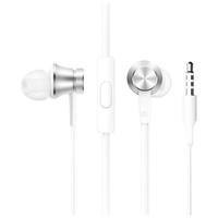Mi in-ear headphones basic, nem os graves passam despercebidos. Design elegante que oferece a clareza do som. Oferece controle eletrônico e microfone,