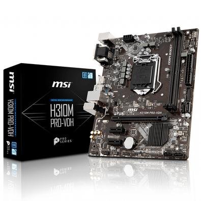 Placa Mãe Intel 1151 H310M Pro-Vdh 2xDdr4 Hdmi/Vga/Dvi 9ºG H310M Pro-Vdh MSICaracterísticas:- Marca: MSI- Modelo: H310M Pro-Vd
