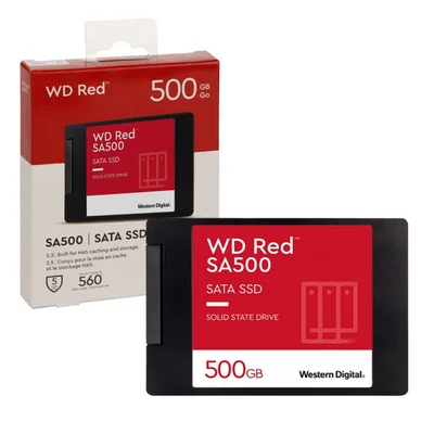 SSD WD Red 500GB 25 SATA 3 NAS KaBuM