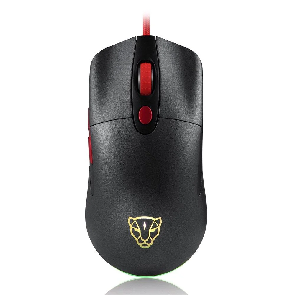 Imagem 2 de 5 do produto Mouse Gamer Motospeed V400, Cinza, 6 Botões, RGB