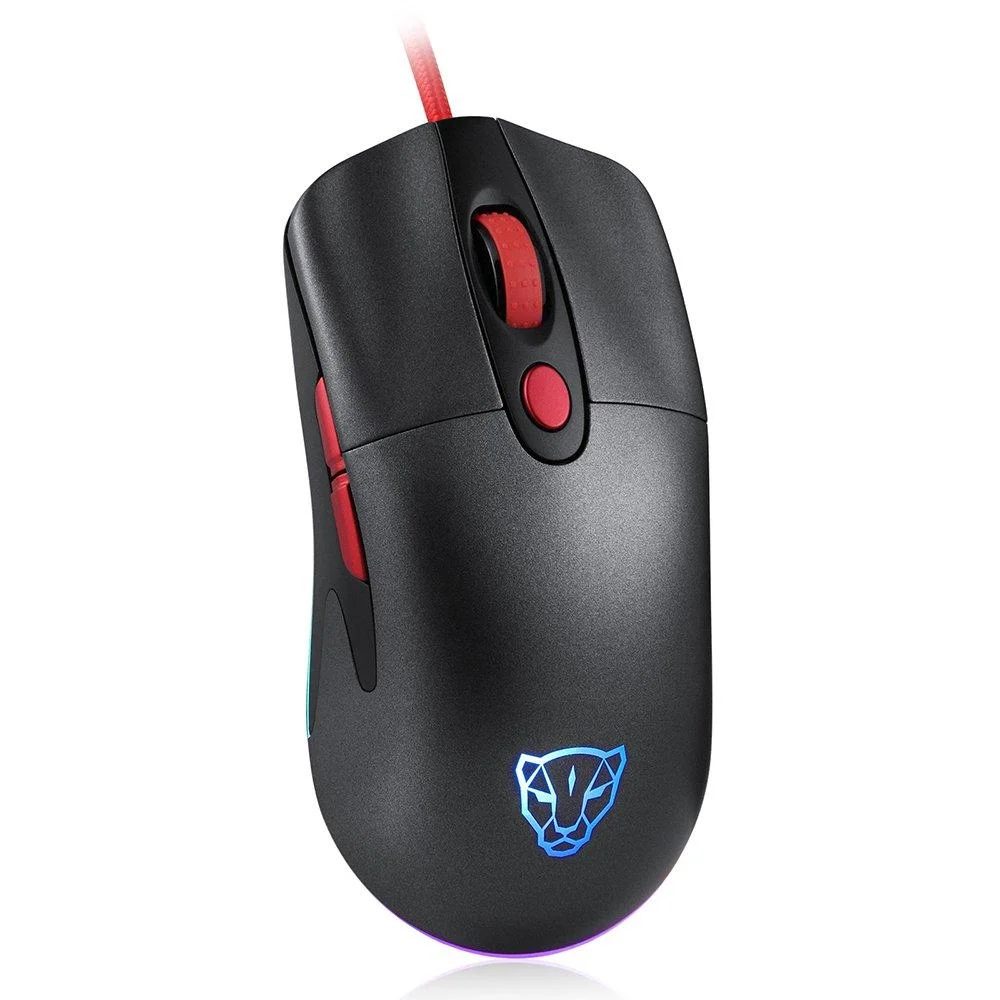 Imagem 5 de 5 do produto Mouse Gamer Motospeed V400, Cinza, 6 Botões, RGB
