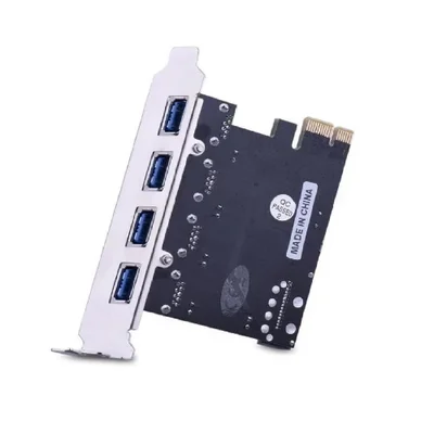 Placa Com Usb 3.0 E 4 Portas Até 5gbps Pci-express 1x Pci-e Knup - Kp-t102