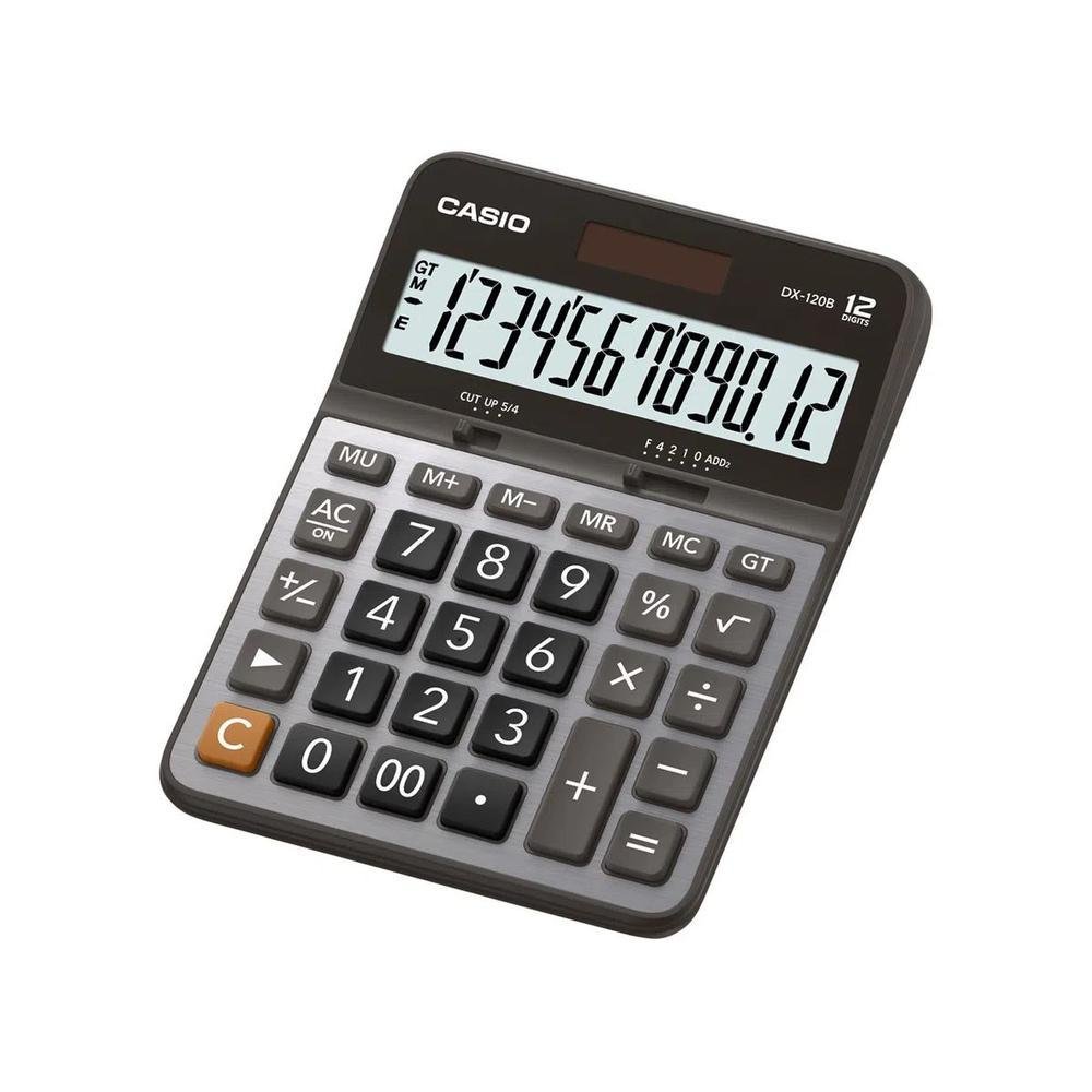 Calculadora De Mesa Casio 12 Dígitos Prata KaBuM