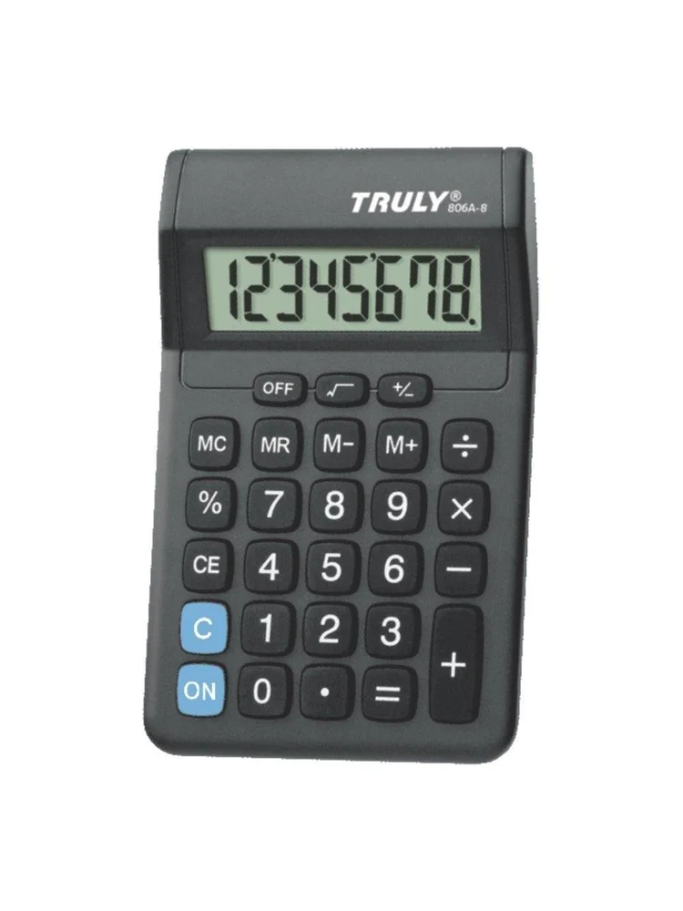Imagem 5 de 5 do produto Calculadora De Mesa Truly 806a 8 Digitos