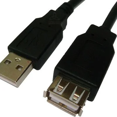 Cabo Md9 Ext Usb 2.0 Amaf 5.0m Preto Niquelado