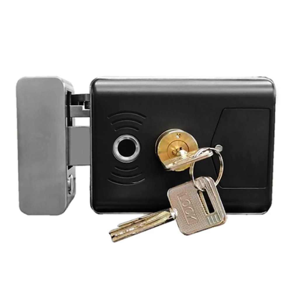 Imagem 5 de 5 do produto Fechadura Eletronica Digital Biometrica Com Chave Wf-14b Gta Tech