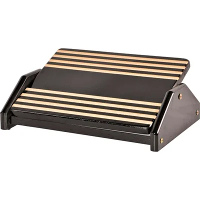 Apoio Para Os Pés Ergonômico Mdf Preto 26x39x11cm 1 Un Souza