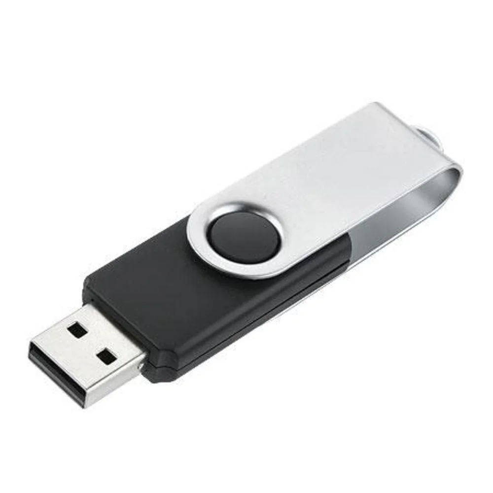 Imagem 2 de 3 do produto Pen Drive 8GB Multi Twist2 Pd587 USB 2.0 Preto E Prata