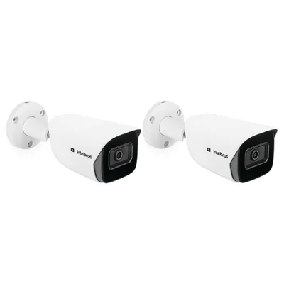 Kit 2 Câmeras Ip 2 Megapixels 40m Inteligência Artificial Vip 3240 B Ia Intelbras
