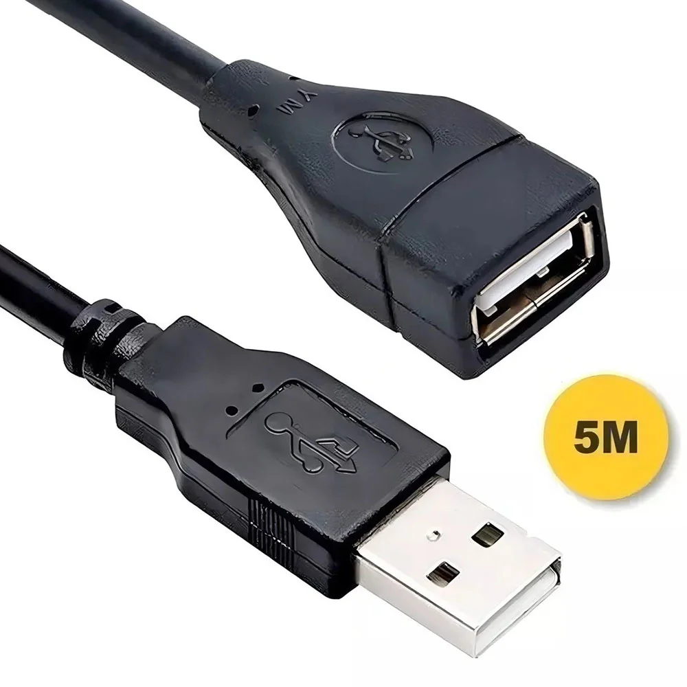 Imagem 2 de 2 do produto Cabo Up Ext Usb Am/af 2.0 5.0m Preto Filtro