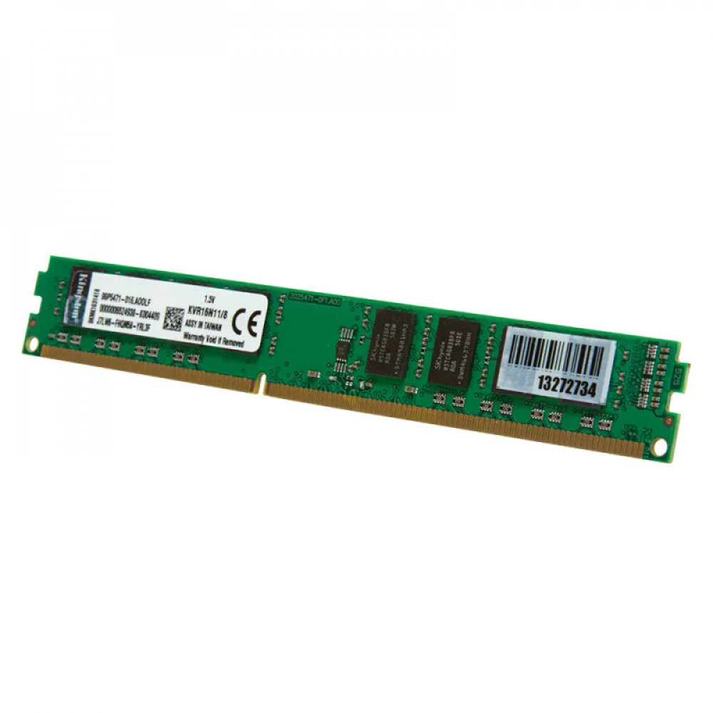 Imagem 2 de 5 do produto Memória Kingston UDIMM, 8GB, 1600MHz, DDR3, Para Desktop KVR16N11/8