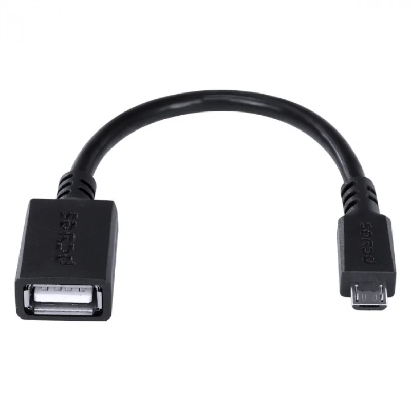 Imagem 5 de 5 do produto Adaptador Otg Micro Usb Para Usb 2.0 15cm Preto - Pamup-15