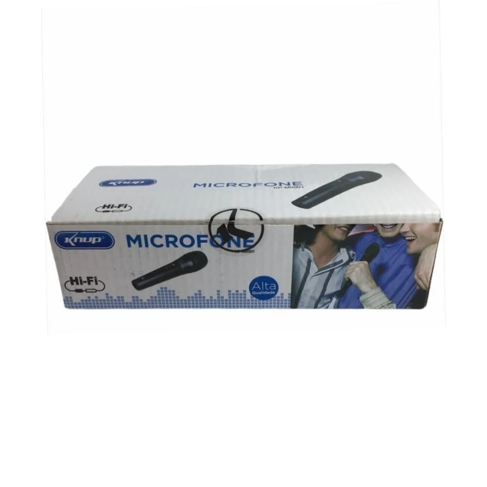 Imagem 5 de 5 do produto Microfone Dinâmico De Mão Karaokê Hi-fi Kp-m0001