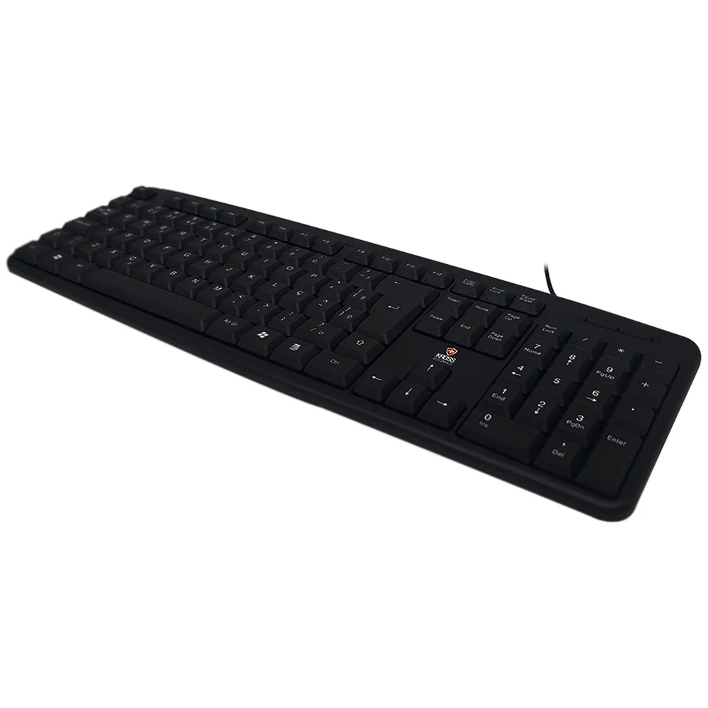Imagem 3 de 3 do produto Teclado Com Fio Usb Básico Preto Ke-k095v3 1 Un Kross Elegance