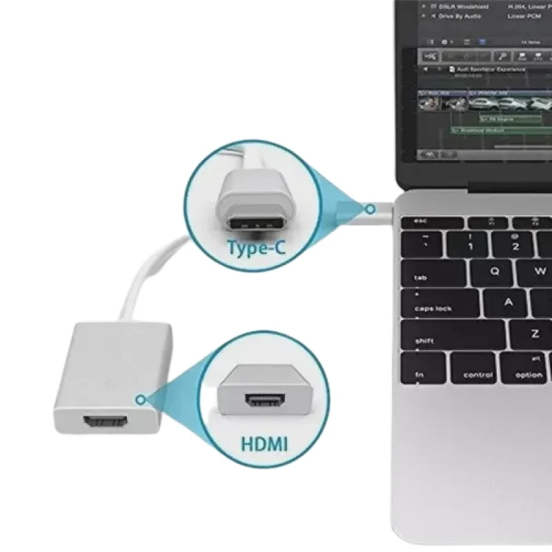Imagem 3 de 3 do produto Cabo Adaptador Conversor Usb-c Para Hdmi Xc-adp-08
