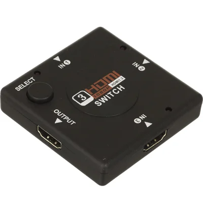 Adaptador Switch HDMI Exbom 3 Entrada 1 Saida Cf 3d 1080p 0531