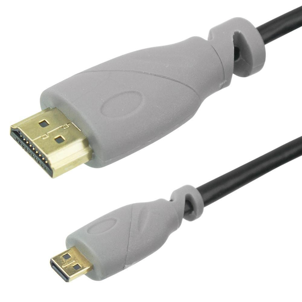 Imagem 3 de 4 do produto Cabo Micro Hdmi - Micro Hdmi X Hdmi 2.0 4k Hdr 19p 5m