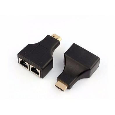 Extensor HDMI Xtrad UTP RJ45, até 30m, Via Cabo De Rede