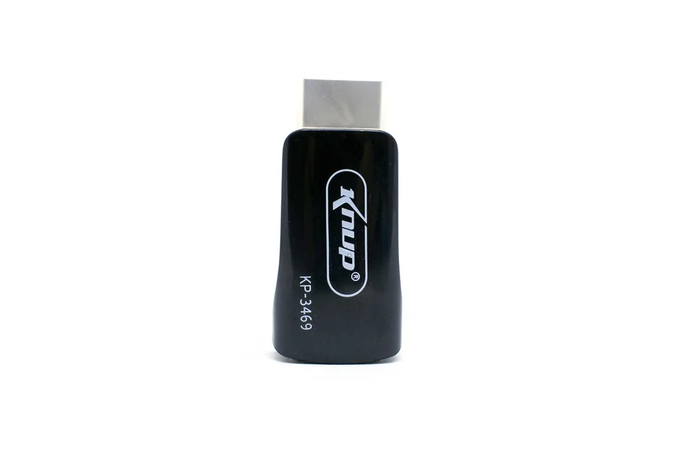 Imagem 4 de 4 do produto Adaptador HDMI Para VGA KNUP Kp-3469 Com Conversor De Audio