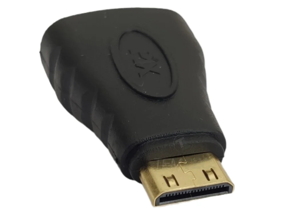 Imagem 2 de 5 do produto Adaptador Macho Para HDMI Fêmea, Pix Mini HDMI - Mini HDMI