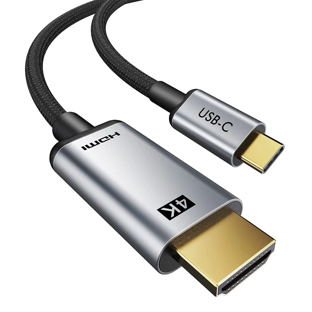 Imagem 5 de 5 do produto Cabo Adaptador USB-C X HDMI 4K 60hz Pix, 1.8m, Alumínio - 018-7450