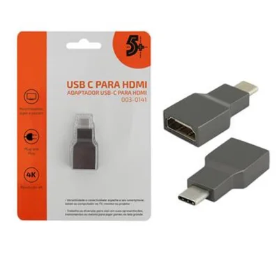Adaptador Usb C, P/ Hdmi 5+ 4k 60hz Femea