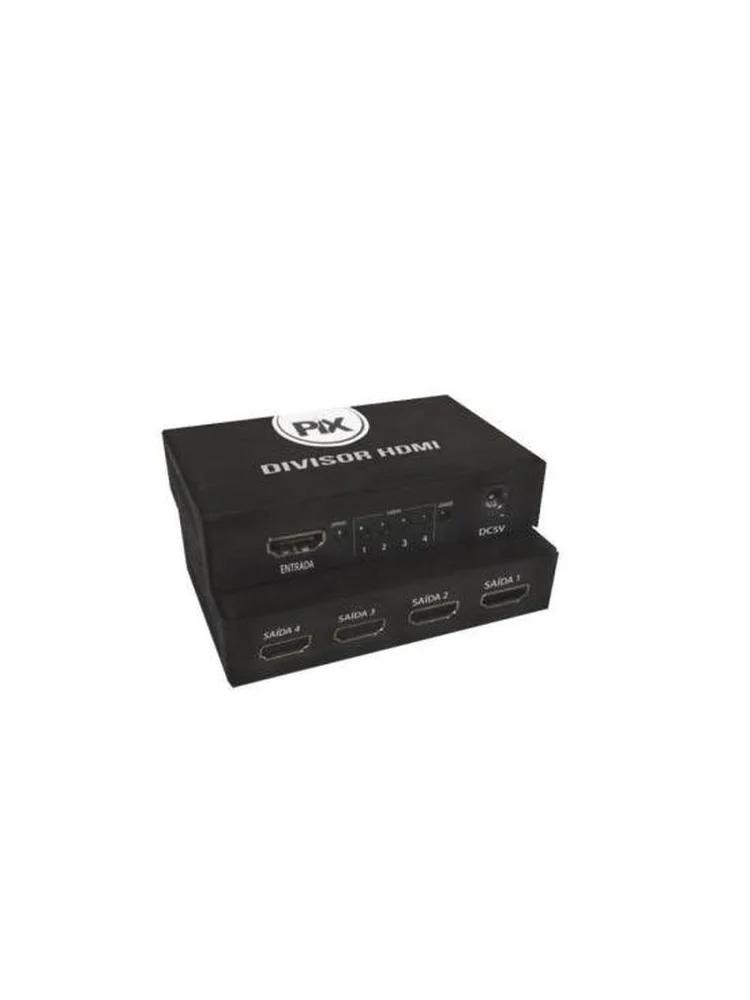 Imagem 4 de 5 do produto Divisor De Video - Hdmi 1 Entrada Para 4 Saidas - 1.4