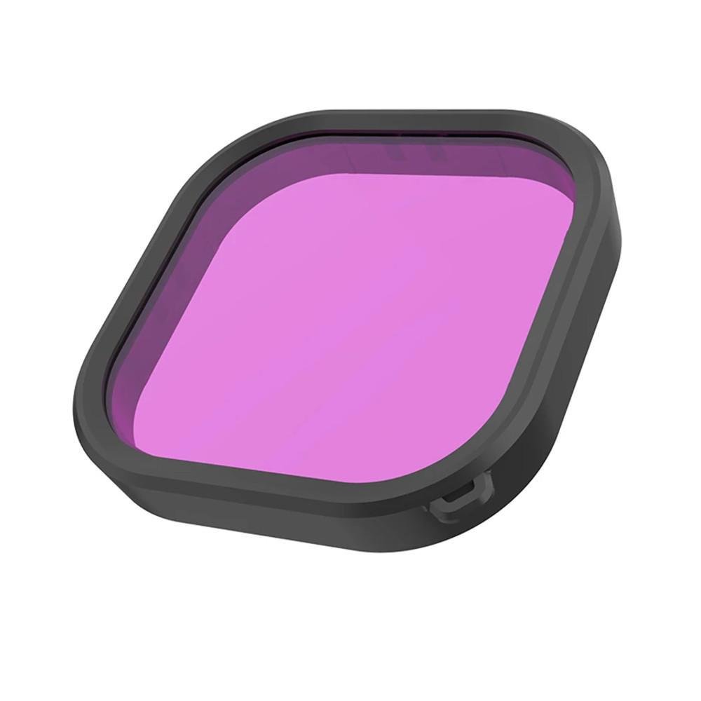 Filtro Mergulho Magenta Para Gopro 9, 10, 11 E 12 Black