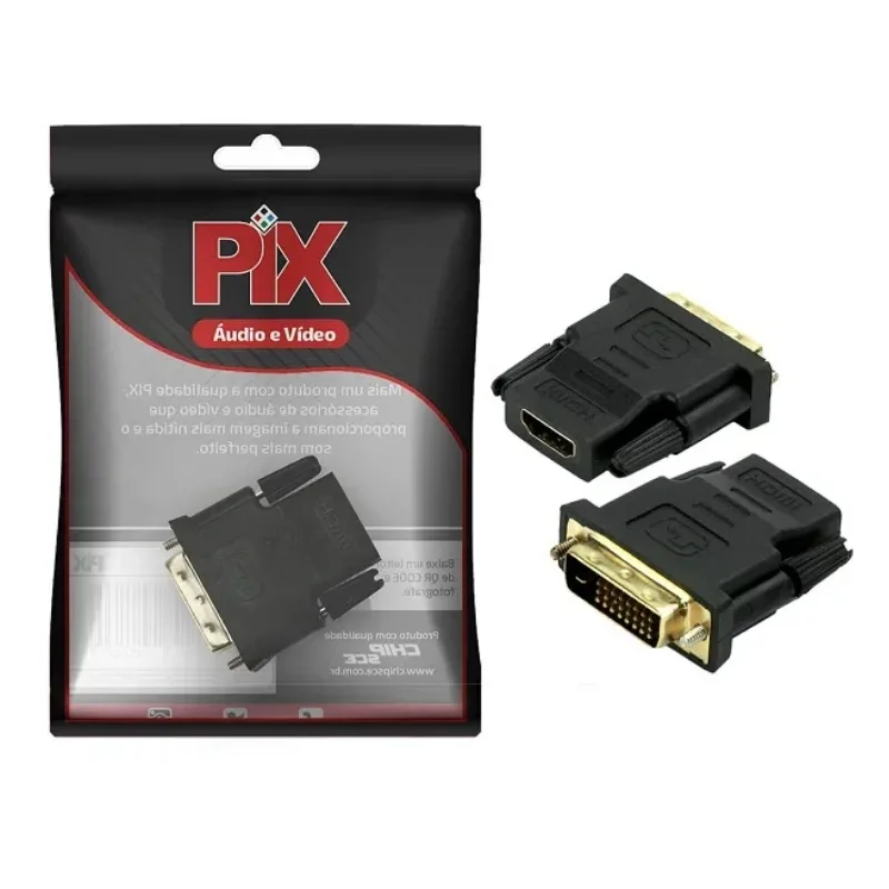 Imagem 4 de 4 do produto Adaptador Dvi - Dvi Macho Para Hdmi Femea