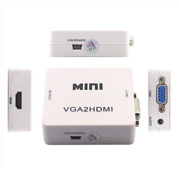Imagem 3 de 3 do produto Conversor VGA Para HDMI Com Áudio 1080p E Alimentaçao 5v USB