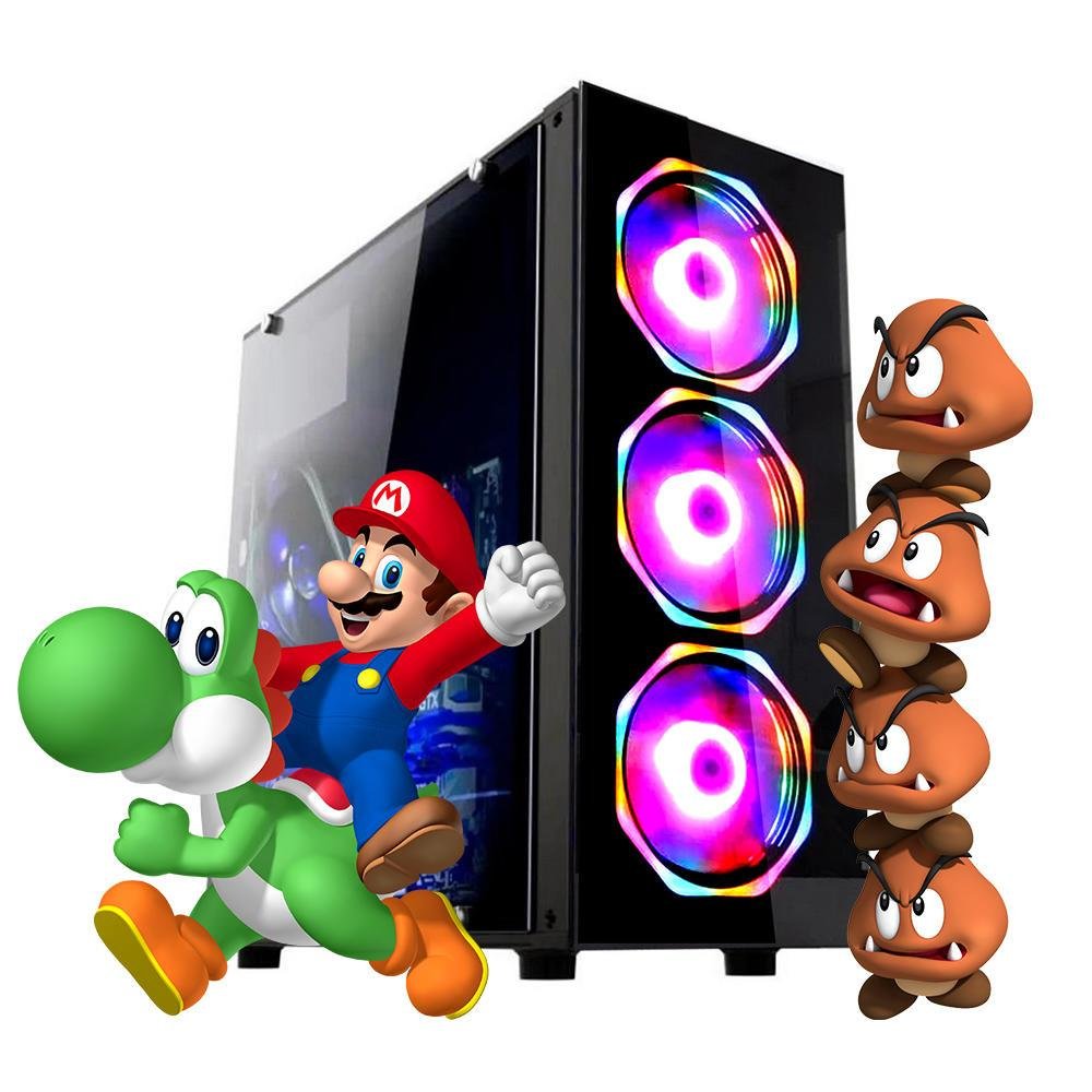 Pc Gamer Fácil Amd Ryzen 5 5600G, 16GB RAM DDR4, Radeon Vega 7 Graphics, SSD 960GB, Fonte 500w - Windows 10 Pc Gamer Fácil Amd Ryzen 5 5600G, 16GB RAM DDR4, Radeon Vega 7 Graphics, SSD 960GB, Fonte 500w - Windows 10