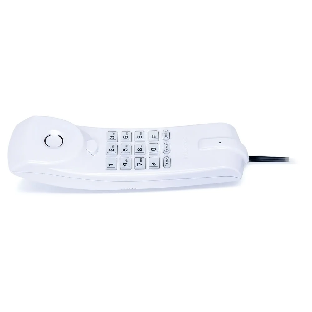 Imagem 5 de 5 do produto Kit 06 Telefones Com Fio Gôndola Tc 20 Branco Intelbras
