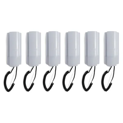 Kit 06 Telefones Com Fio Condominial Tdmi 300 Intelbras