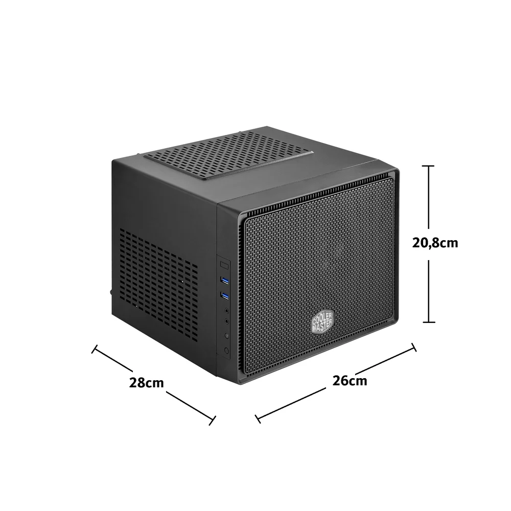 Gabinete Cubo MiniITX Elite 110 Mini Cubo Preto