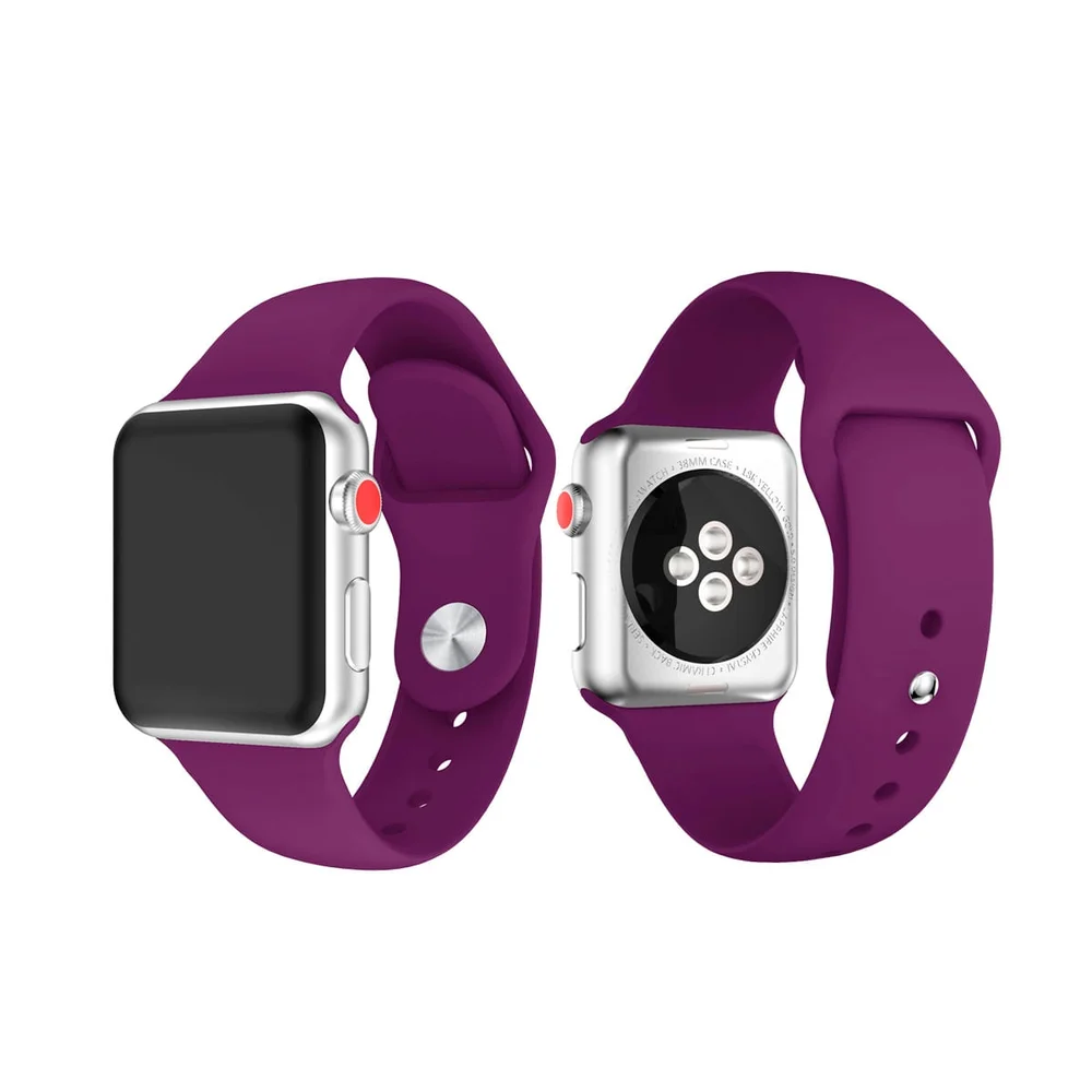 Imagem 2 de 5 do produto Kit 5 Pulseiras Para Apple Watch 38/40mm Silicone | Gt