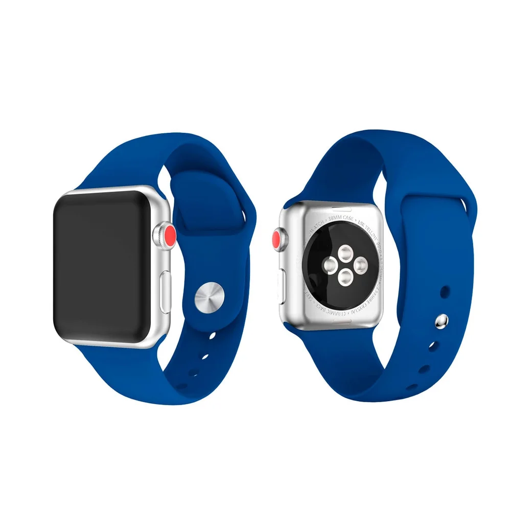 Imagem 5 de 5 do produto Kit 5 Pulseiras Para Apple Watch 38/40mm Silicone | Gt