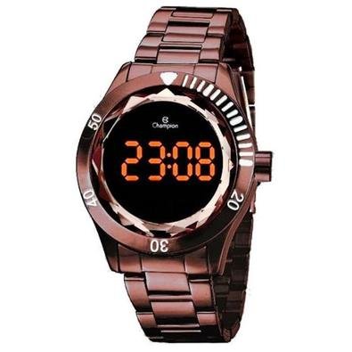Relógio Feminino Champion Digital Ch48073r - Marrom | KaBuM!