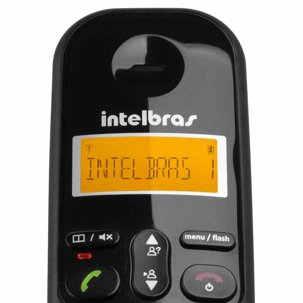 Imagem 4 de 5 do produto Telefone Sem Fio Intelbras Ts 3113, Com 2 Ramais, Preto