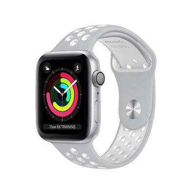 Pulseira Para Apple Watch Sport 38/40mm Wbs40gw Geonav – Silicone Silver