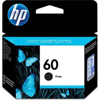 Cartucho de Tinta HP 60 4,5ML Preto - CC640WB Qualidade e nitidez na hora de imprimir seus documentos! Seja no trabalho ou em casa. Desfrute da fáci