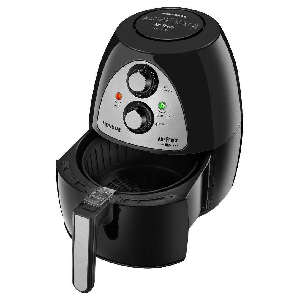 Fritadeira Air Fryer Mondial Naf03i4l Preto 127v