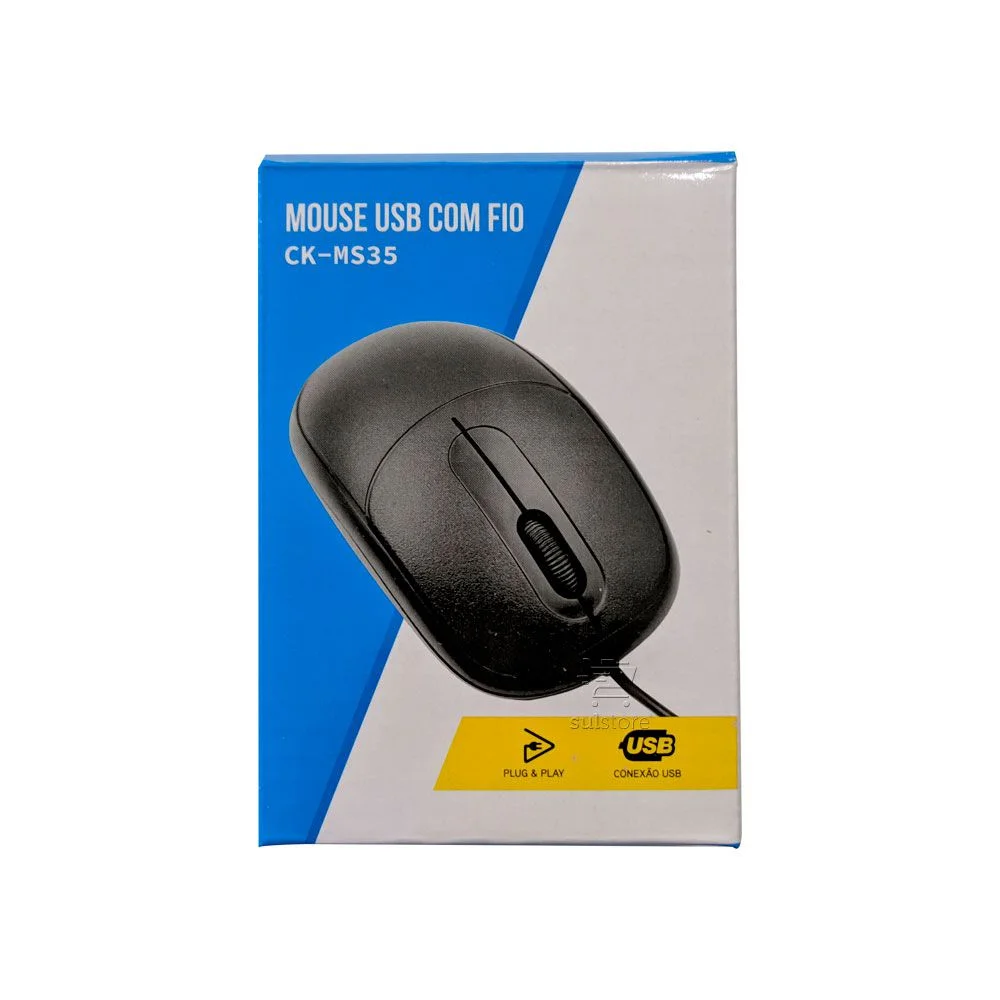 Imagem 3 de 3 do produto Mouse Óptico Usb C3Tech Ck-ms35bk Preto