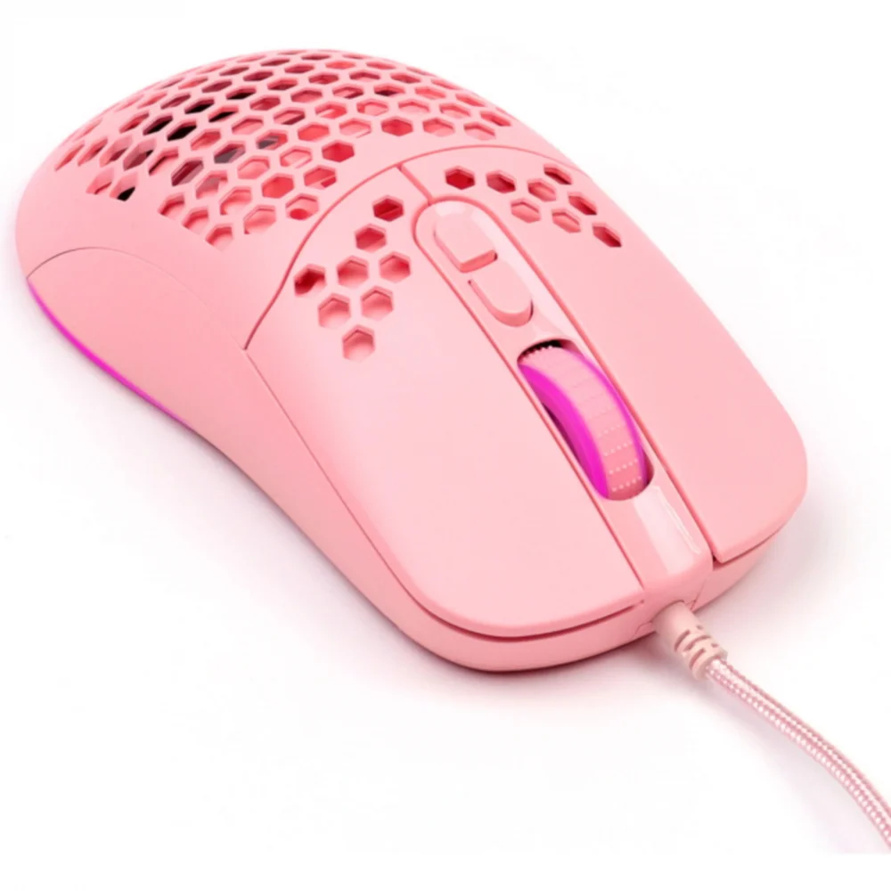 Mouse Gamer Vinik VX Void, LED RGB, 7600 DPI, Ambidestro, 7 Botões, Rosa - MGV120R Mouse Gamer Vinik VX Void, LED RGB, 7600 DPI, Ambidestro, 7 Botões, Rosa - MGV120R