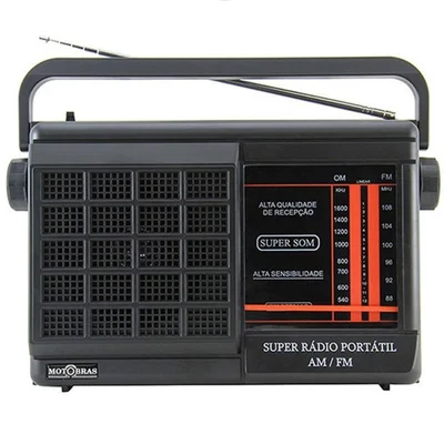 Radio Portátil Motobras 2 Faixas AmFm Radio Portátil Motobras 2 Faixas AmFm
