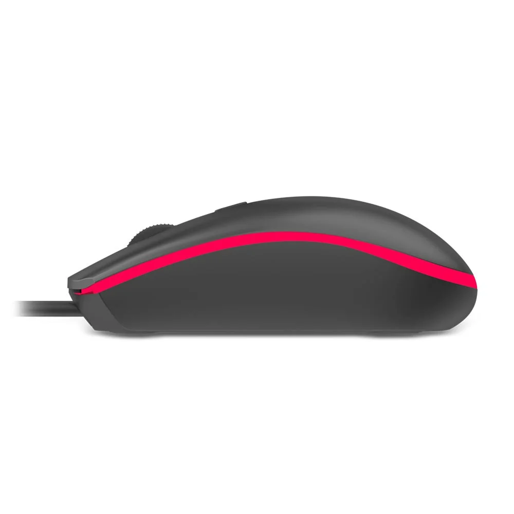 Mouse Gamer Multilaser 2400 DPI LED 7 Cores Preto