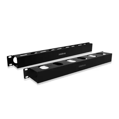 Organizador De Cabos Intelbras Och1u 40, Para Rack 1u 40mm, Preto - 4770004