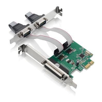 Placa Pci Express X1 2 Seriais 1, Paralela, Low Profile, Feasso - Jpp-04